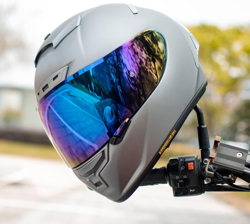 SOMAN CWR-1 Visor Replacements, RF-1200 Tinted Helmet Visor Shield Compatible with RF-1200 CWR-1 X14 Z7 RF-SR X-Spirit UV Protection (Rainbow) - Image 5